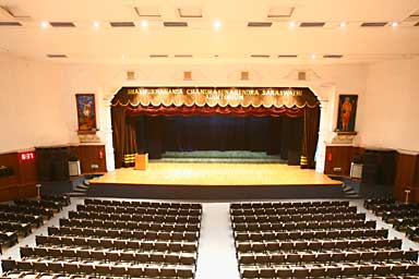 Stage from centre
