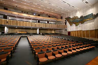 Stage from centre