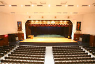 Stage from centre aisle